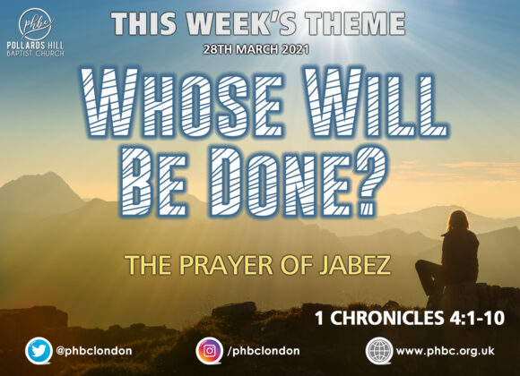 Whose Will Be Done? The Prayer of Jabez – Pastor Deji Ayorinde