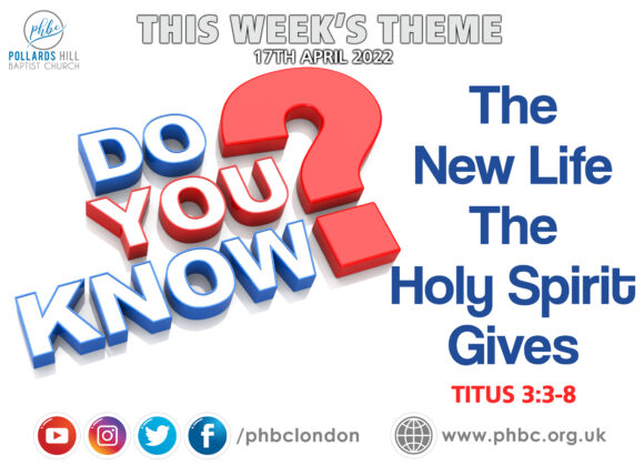 DO YOU KNOW – The New Life The Holy Spirit Gives? – Pastor Deji Ayorinde