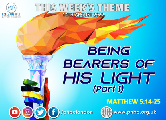 Being Bearers of His Light: Part 1 – Apostle Courtney Richards