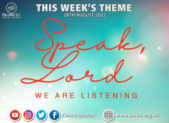 Speak Lord, We are Listening – Dr Jonathan Oloyede