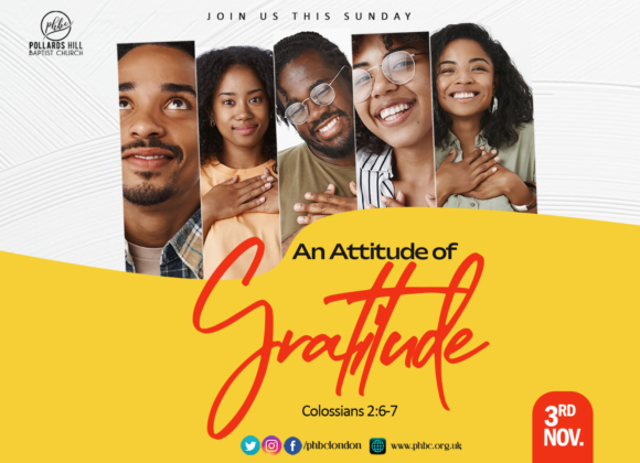 An Attitude of Gratitude – Pastor Deji Ayorinde