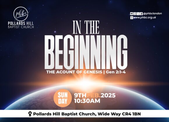 IN THE BEGINNING: The Account of Genesis – Pastor Manuella Kouame